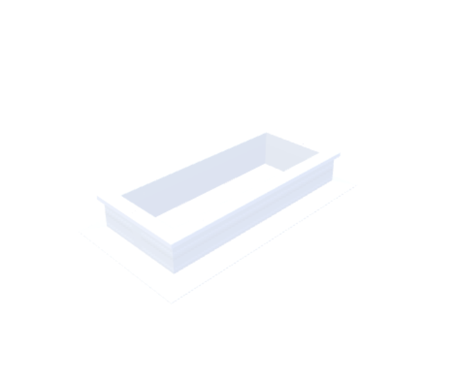 PVC-Opstand 30x80 cm - Skylux