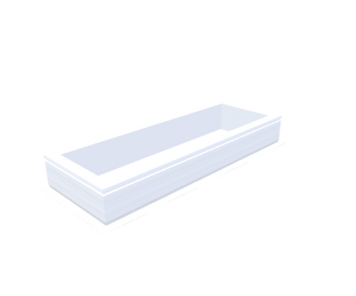 PVC-Opstand 40x130 cm - Skylux