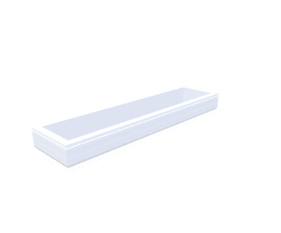 PVC-Opstand 40x190 cm - Skylux