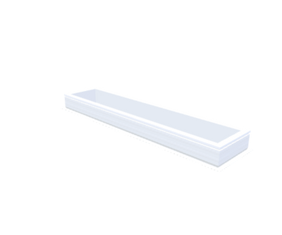 PVC-Opstand 40x220 cm - Skylux