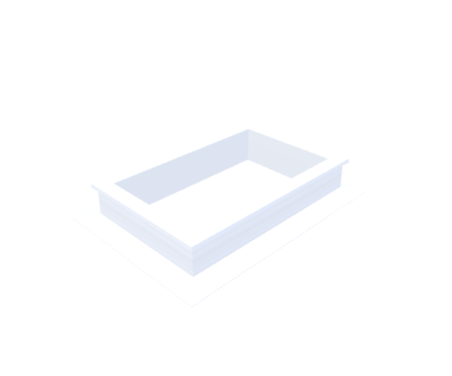 PVC-Opstand 45x75 cm - Skylux