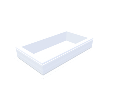 PVC-Opstand 50x100 cm - Skylux