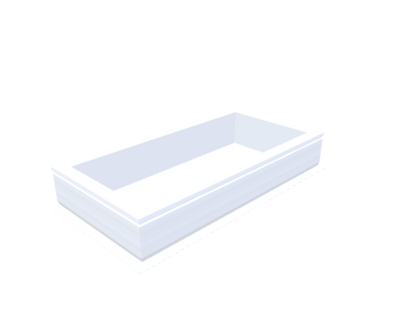 PVC-Opstand 50x110 cm - Skylux
