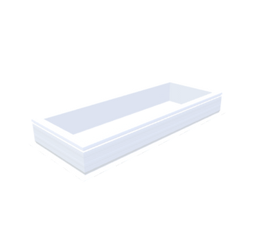 PVC-Opstand 50x140 cm - Skylux