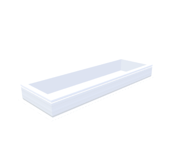 PVC-Opstand 50x170 cm - Skylux