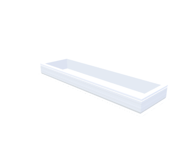 PVC-Opstand 50x200 cm - Skylux