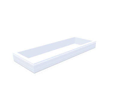 PVC-Opstand 600x 180 cm - Skylux