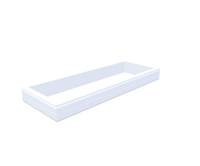PVC-Opstand 600x 180 cm - Skylux