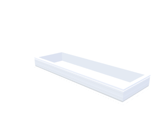 PVC-Opstand 60x200 cm - Skylux