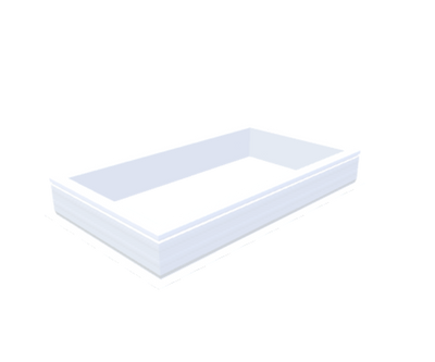 PVC-Opstand 70x130 cm - Skylux