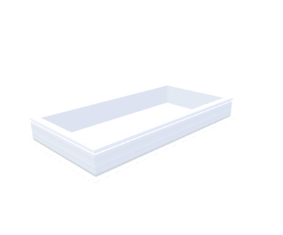 PVC-Opstand 70x150 cm - Skylux