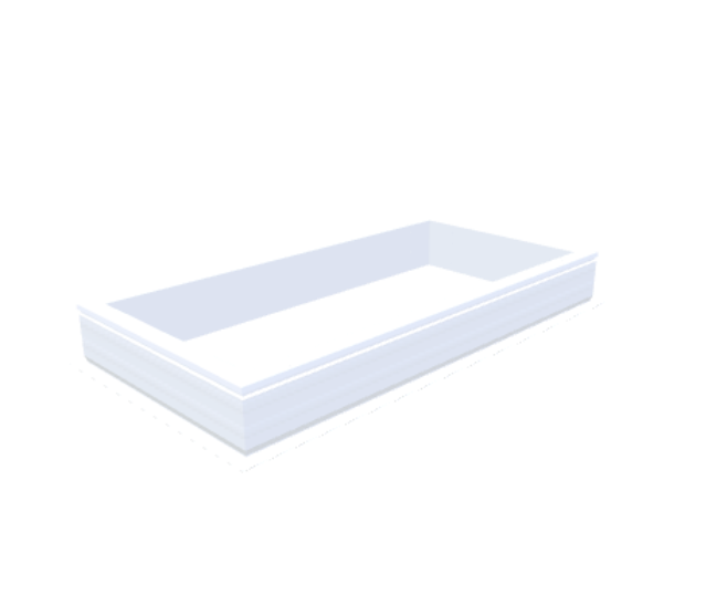 PVC-Opstand 70x150 cm - Skylux