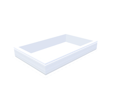 PVC-Opstand 75x125 cm - Skylux