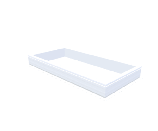 PVC-Opstand 80x170 cm - Skylux