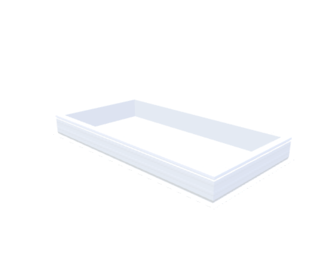 PVC-Opstand 90x180 cm - Skylux