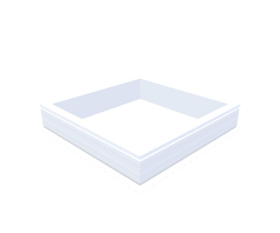 PVC-Opstand 90x90 cm - Skylux