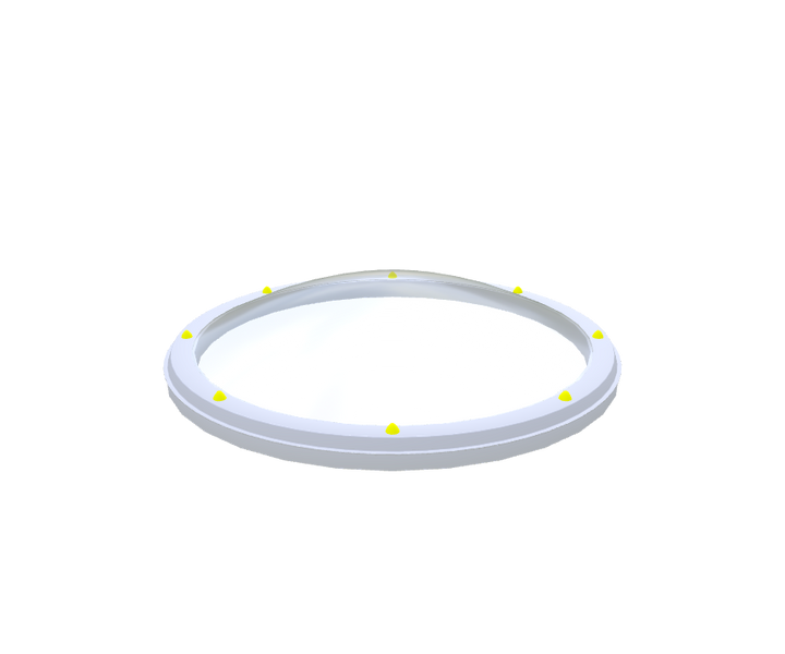 Skylux ronde lichtkoepel met diameter ⌀ 130 cm