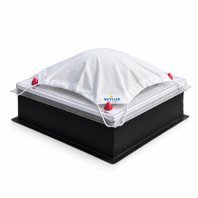 SkyShade zonwerend doek voor bolvormige lichtkoepels - Wit - 140 x 140 cm - Skylux
