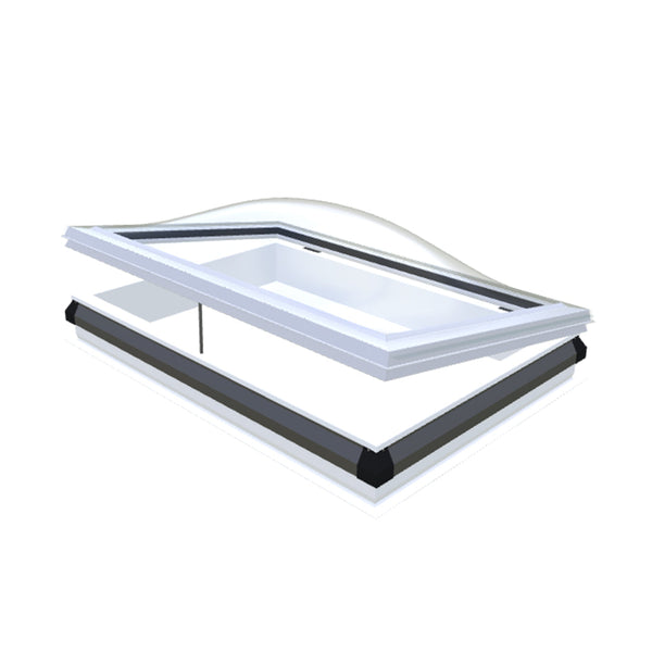 Skylux iDome opengaand met pvc-opstand 20/00 EP incl. LED & verduisteringsgordijn 0700 x 1000 mm