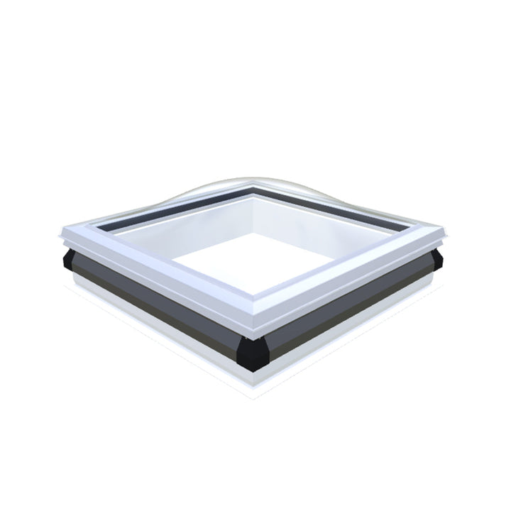Skylux iDome raam - vaste uitvoering helder 1000 x 1000 mm