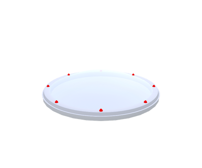 Skylux ronde lichtkoepel met diameter ⌀ 160 cm