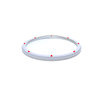 Skylux ronde lichtkoepel met diameter ⌀ 150 cm