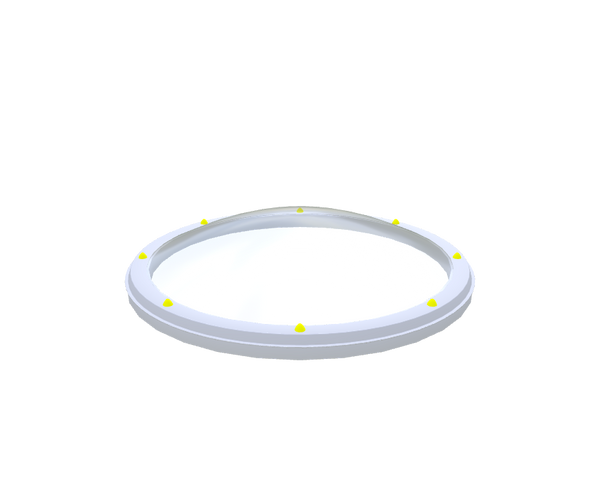 Skylux ronde lichtkoepel met diameter ⌀ 60 cm