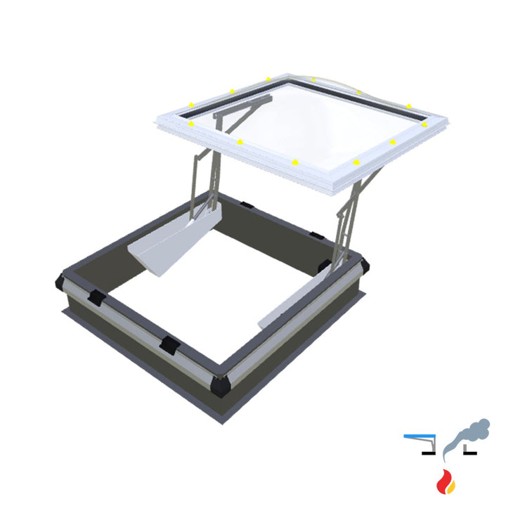 Skymax CE met metaalopstand 30 cm met iDome 1000 x 1000 mm