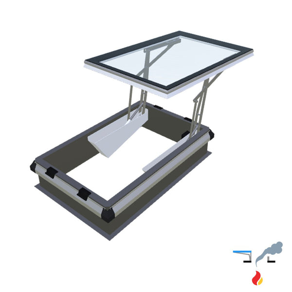 Skymax CE met metaalopstand 30 cm met iWindow2 1000 x 1300 mm