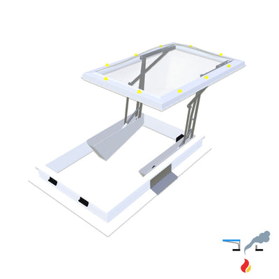 Skymax CE met pvc-opstand 16/00 1000 x 1300 mm