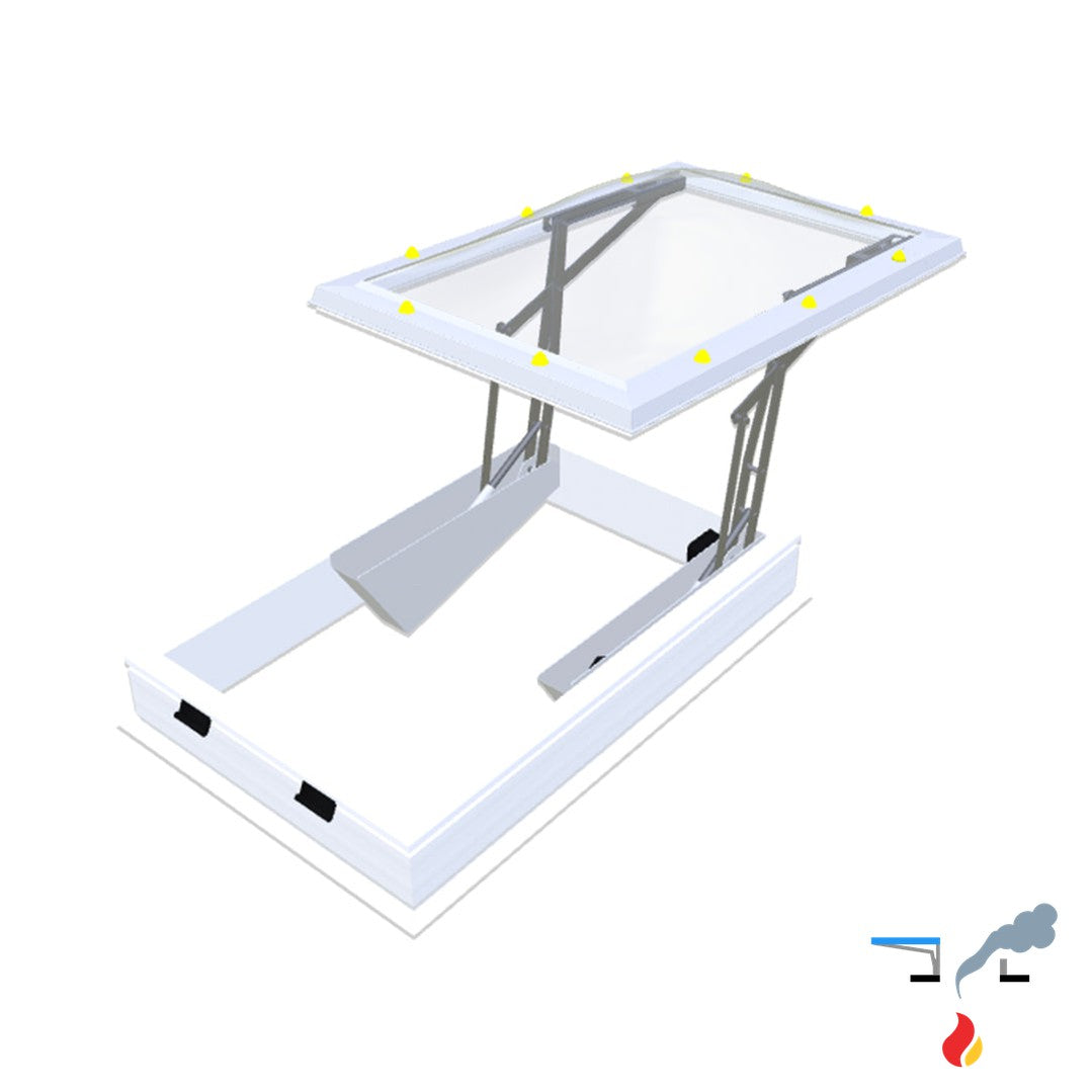 Skymax CE met pvc-opstand 20/00 EP 0600 x 0900 mm