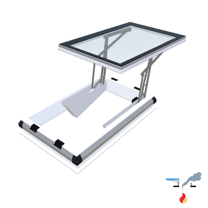 Skymax CE met pvc-opstand 20/00 EP met iWindow2 0600 x 0900 mm