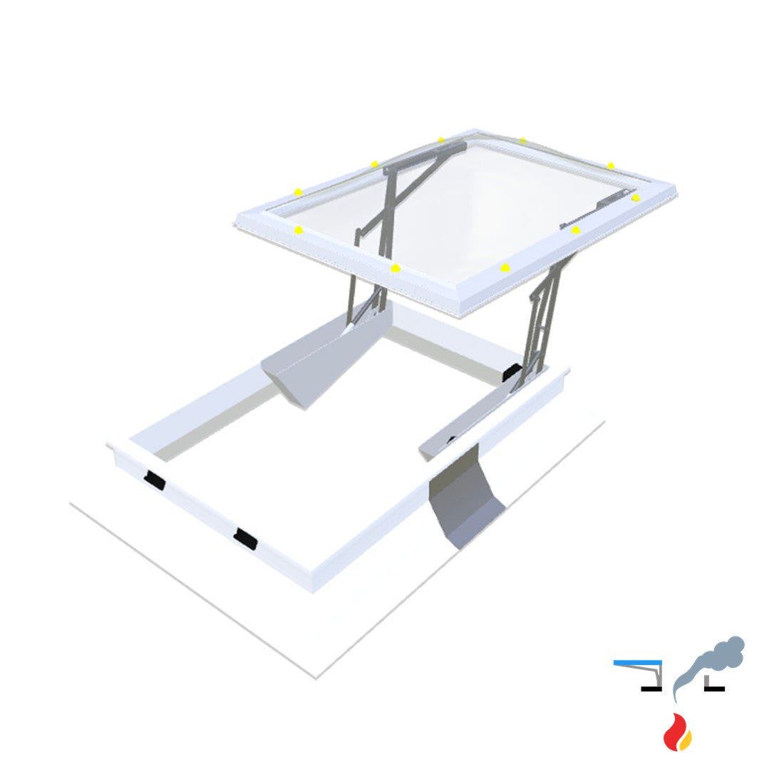Skymax CE met pvc-opstand 30/20 0700 x 1000 mm