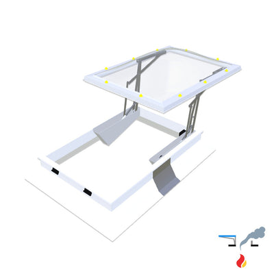Skymax CE met pvc-opstand 30/20 0700 x 1000 mm