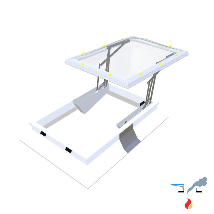 Skymax CE met pvc-opstand 30/20 0900 x 1200 mm