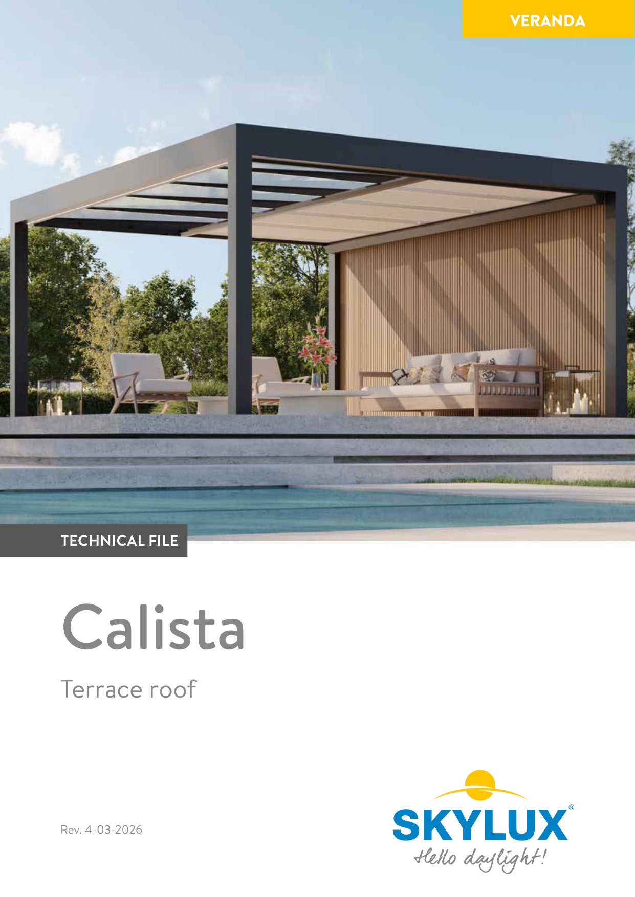 Technisch Dossier Calista - Skylux