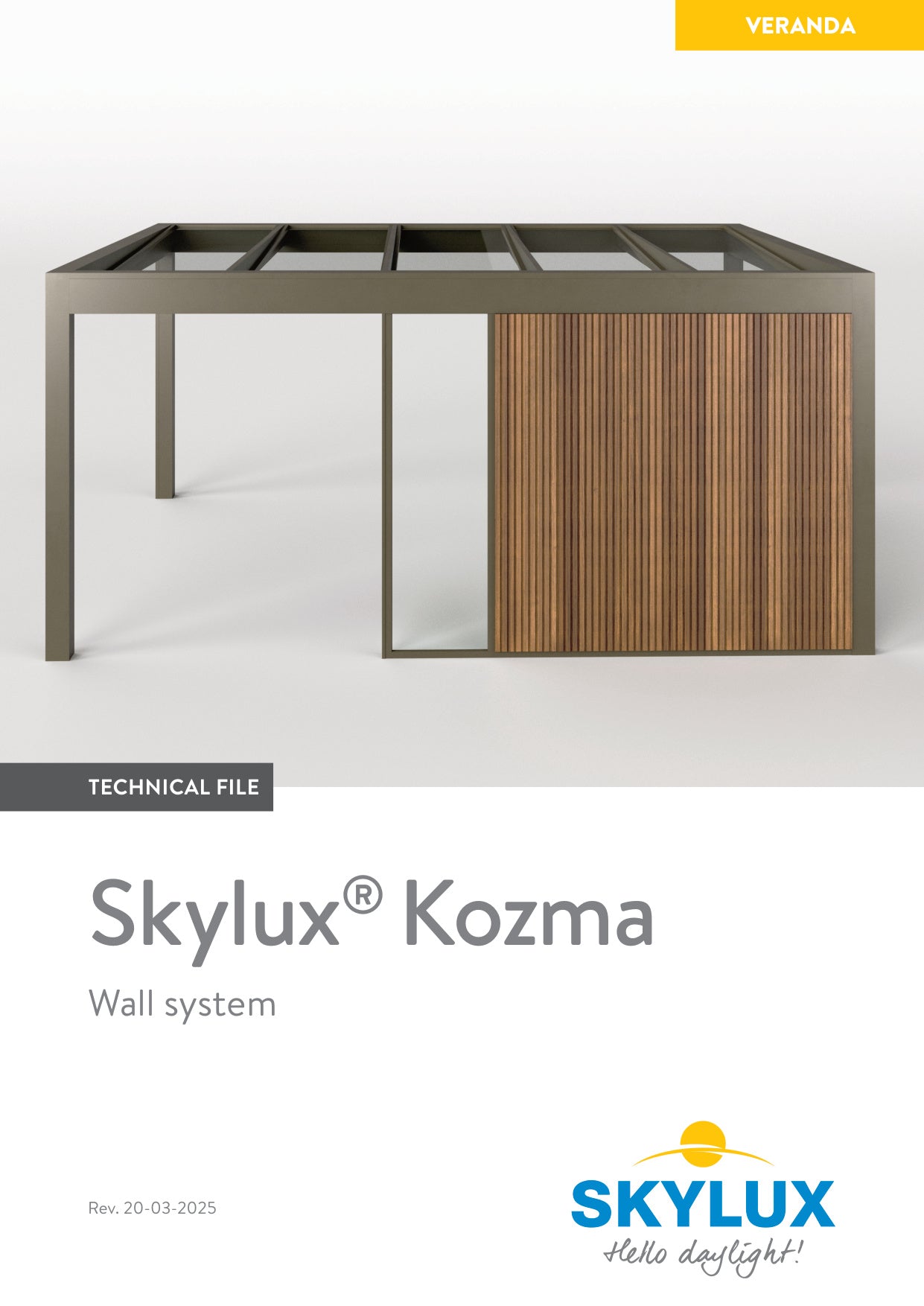 Technisch Dossier Kozma Wandsysteem - Skylux