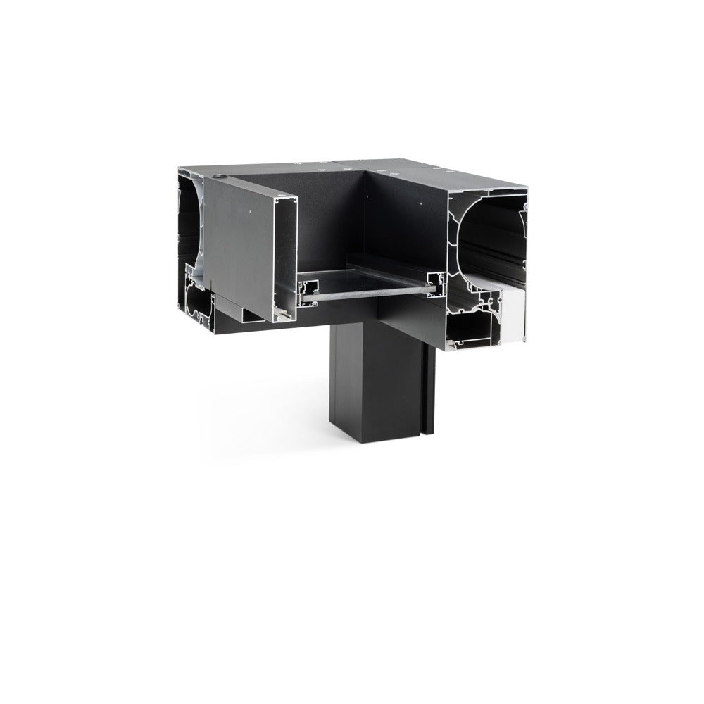 Demo Calista display pedestal RAL 5008ST cross-section - art.no. 125262