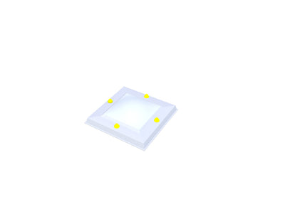 Skylux lichtkoepel 30x30 cm - Skylux