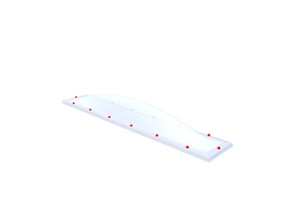 Coupole Skylux 40x280 cm - Skylux