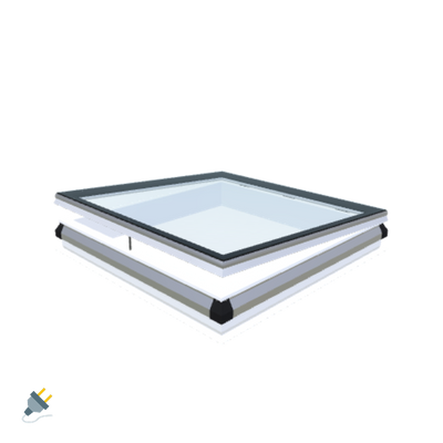 iWindow opening flat roof window - Complete Set 130x160 cm - Skylux