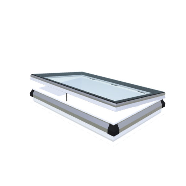 iWindow Opening Flat Roof Window - Complete Set 75x125 cm