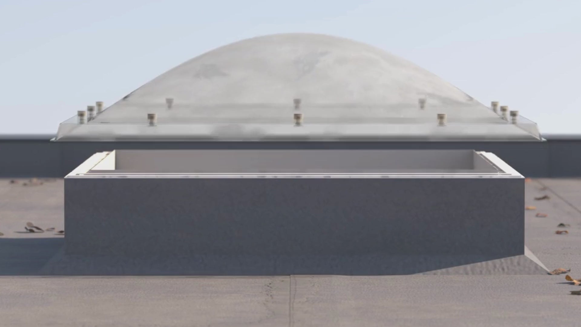 Video laden: Skylux renovatiekader PVC - compatibel met iWindow, iDome en lichtkoepels