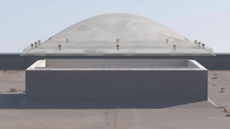 Skylux renovatiekader PVC - compatibel met iWindow, iDome en lichtkoepels