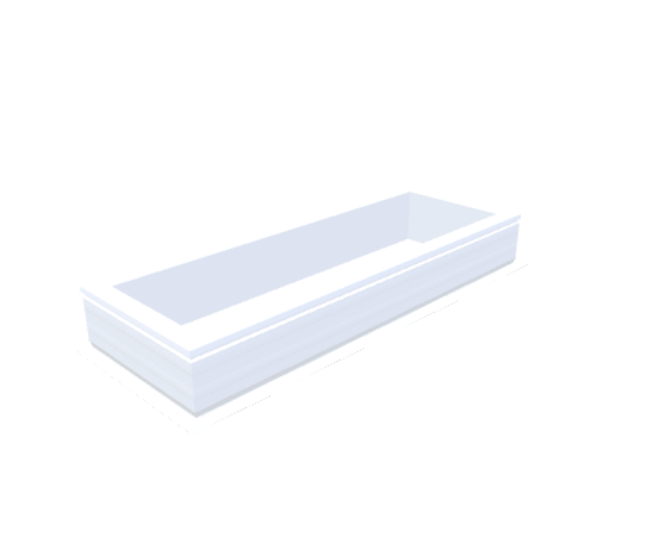 pvc-opstand 20/00 EP 0400 x 1300 mm - Skylux