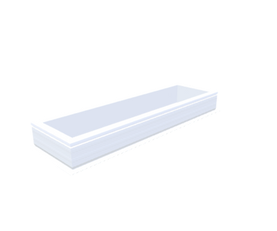 pvc-opstand 20/00 EP 0400 x 1600 mm - Skylux