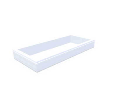 PVC-Aufsetzkranz 20/00 EP 0600 x 1500 mm - Skylux