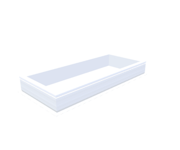 pvc-opstand 20/00 EP 0600 x 1500 mm
