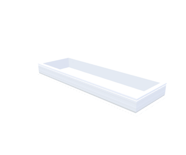 pvc-opstand 20/00 EP 0600 x 2000 mm