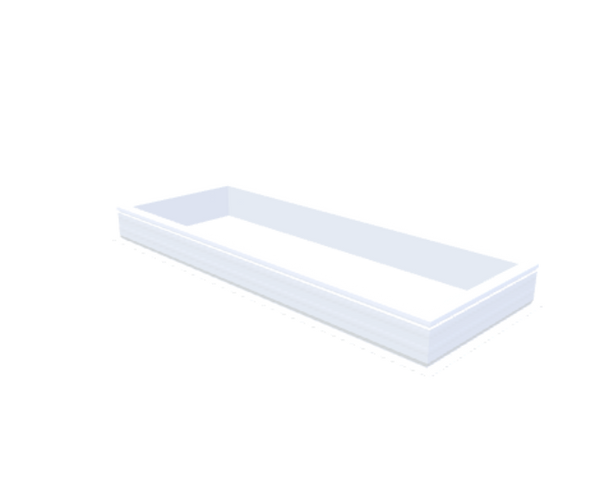 pvc-opstand 20/00 EP 0700 x 2000 mm